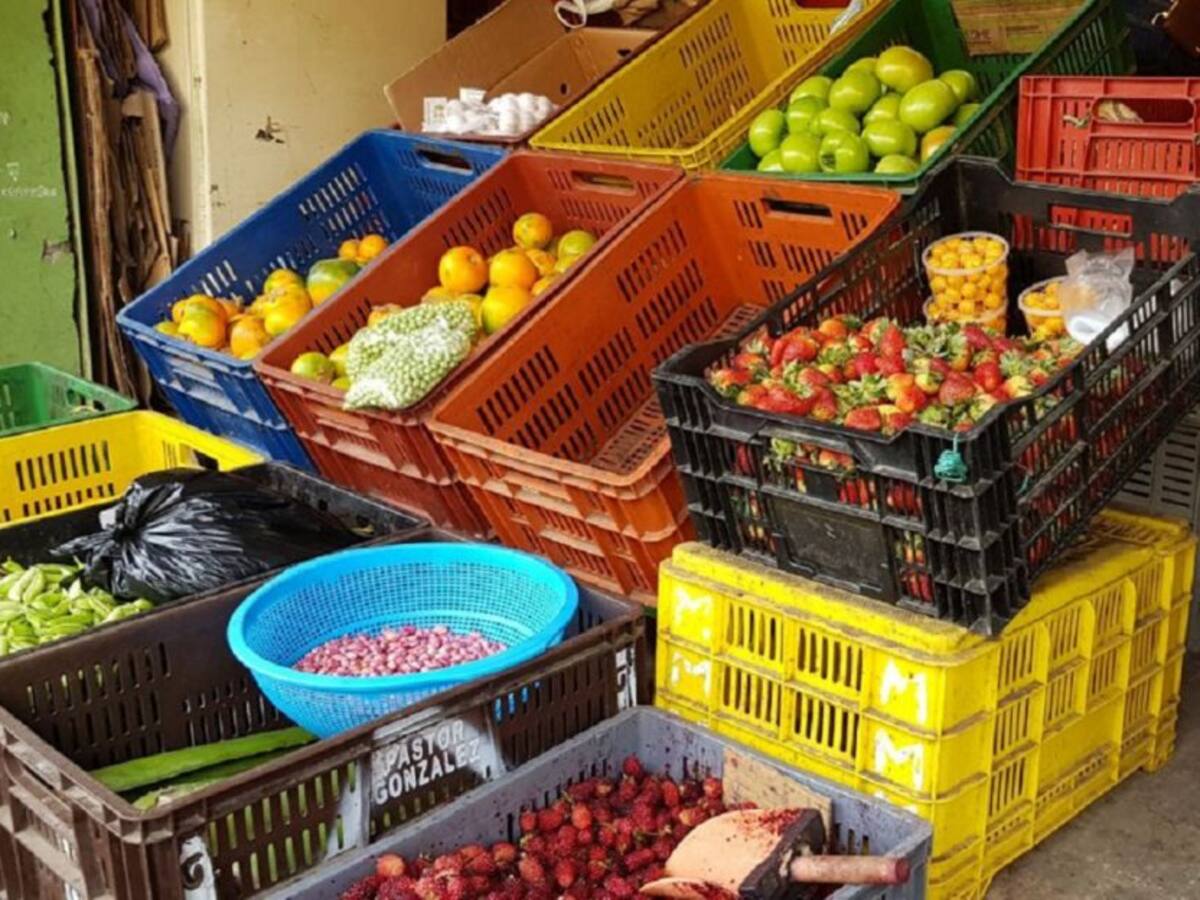 Bloqueos viales generan escasez en la Plaza de Mercado de Manizales