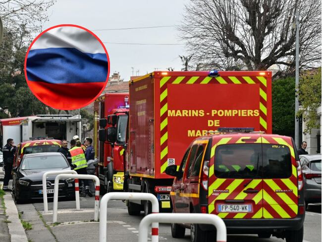 Consulado de Rusia en Marsella, Francia.