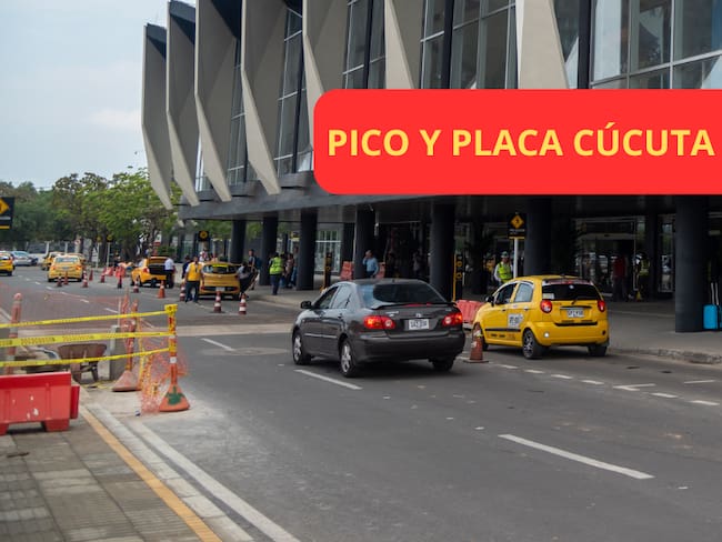 Vehículos transitando en la carretera del aeropuerto de Cúcuta// Crédito: Getty Images.