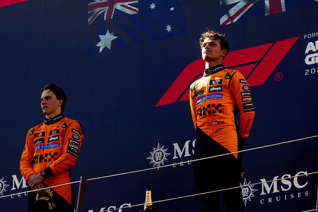 Lando Norris y Oscar Piastri, en el GP de Austria / Getty Images