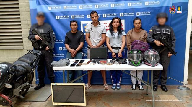 Capturados por homicidio- foto fiscalía