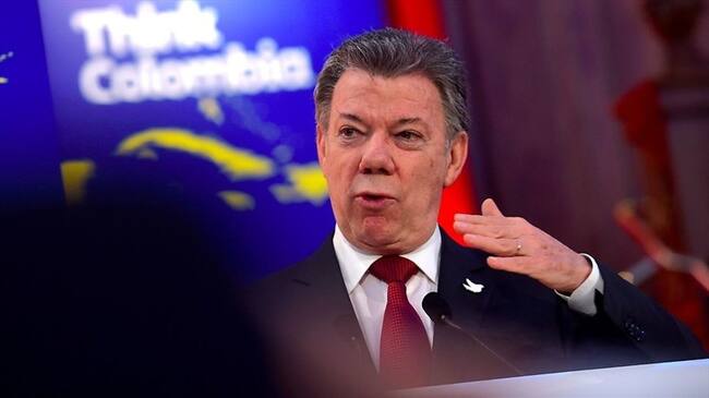 Juan Manuel Santos, presidente de la República. Foto: Colprensa/SIG