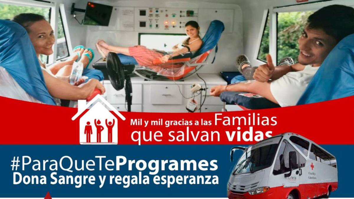 En Armenia se puede donar sangre desde la casa, campaña de la Cruz Roja