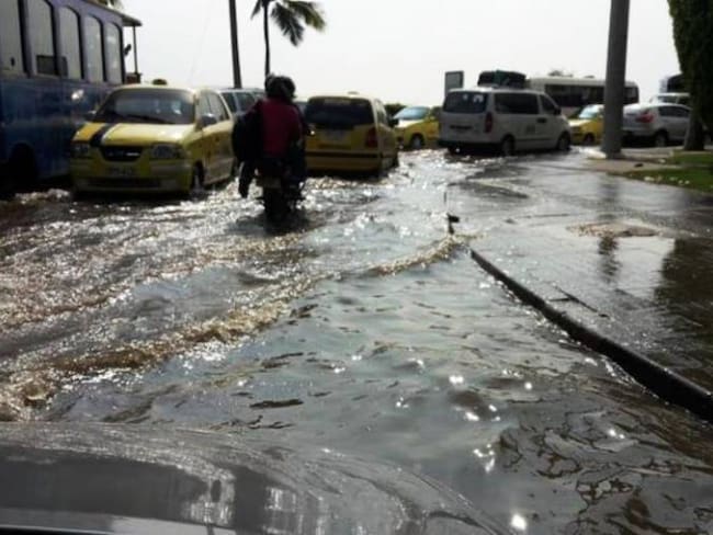Aumento de la marea hasta el domingo en Cartagena
