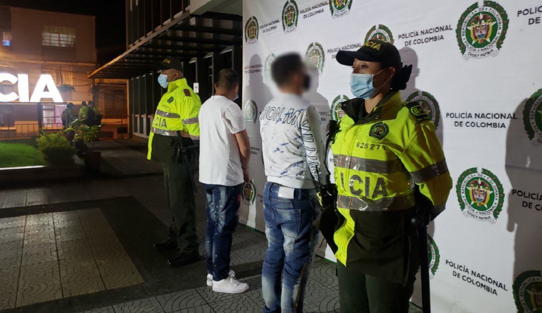 Capturados por el delito de hurto por medios informáticos.