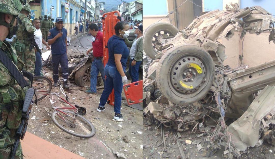 Carro bomba estalla cerca a la Alcaldía de Corinto