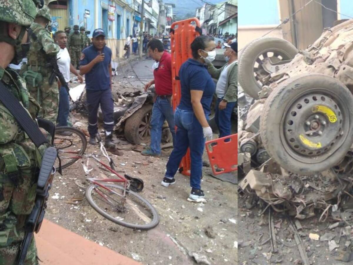 Carro bomba explota cerca a la Alcaldía de Corinto; hay 16 heridos