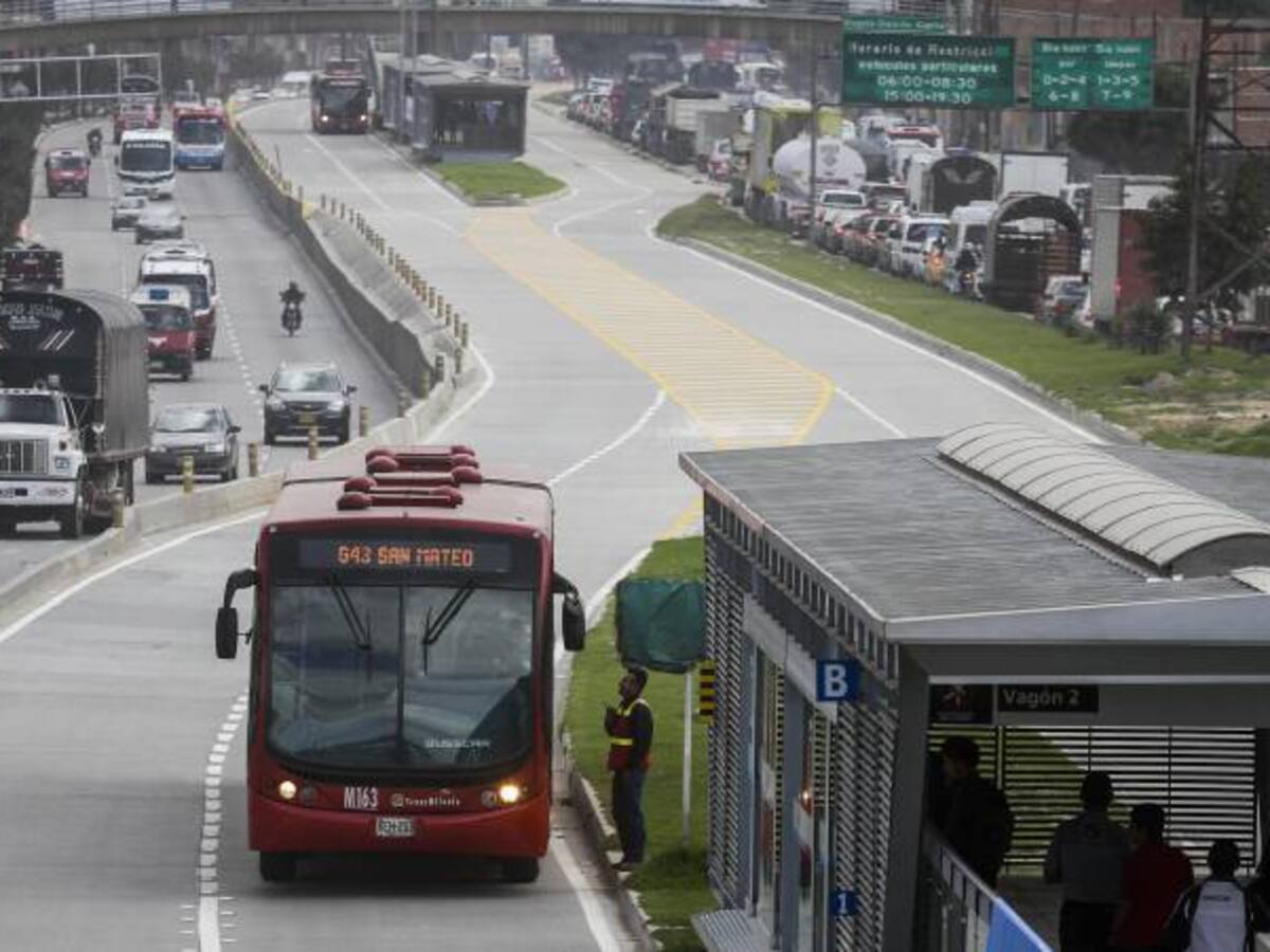 Soacha rechazó el ‘Plan salida entrada a Bogotá’ por la calzada de Transmilenio en la Autopista Sur