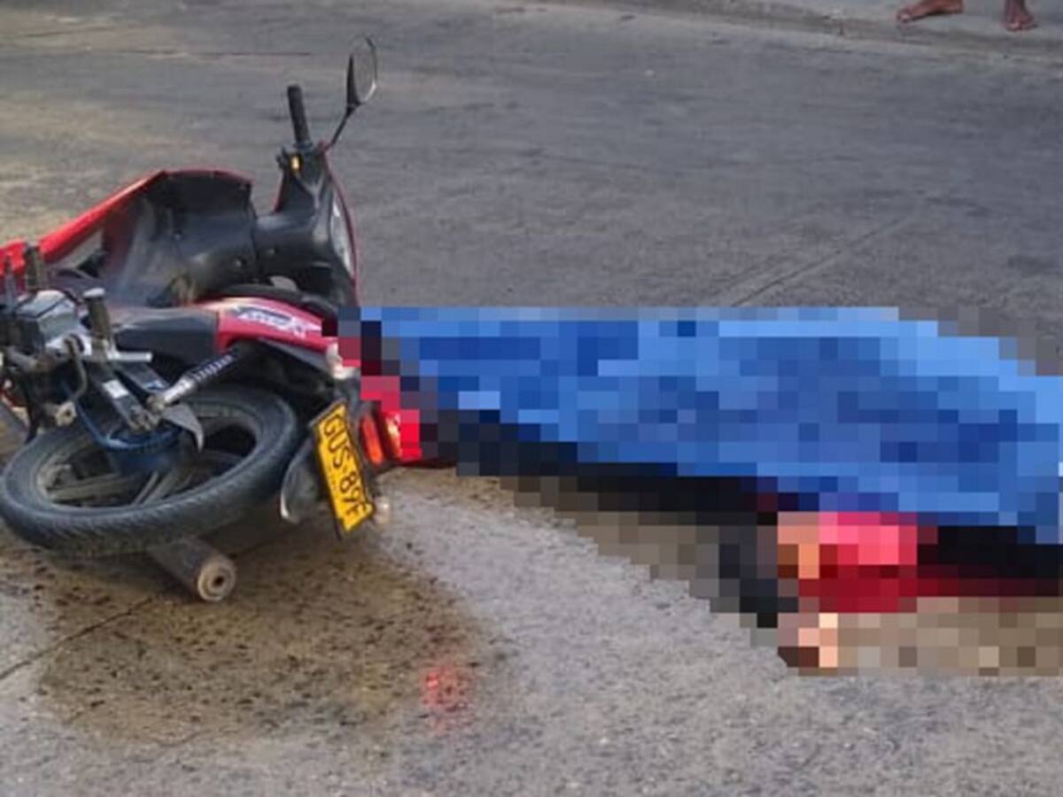 Accidente en la Av. El Consulado de Cartagena deja un motociclista muerto