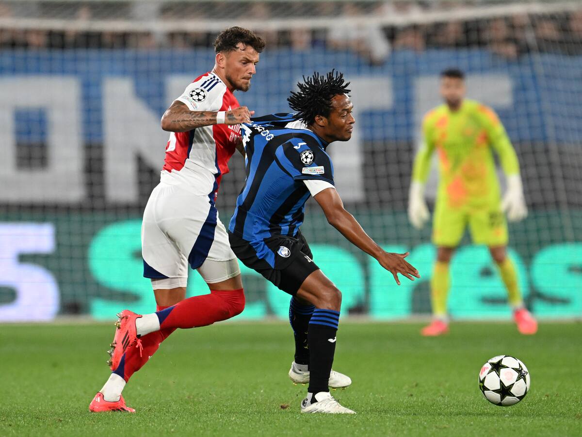 Atalanta, con Juan Cuadrado en cancha, empató con Arsenal en el inicio de Champions League