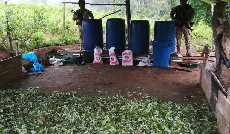 Erradicación Laboratorio de Coca