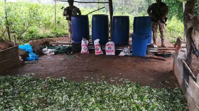 Erradicación Laboratorio de Coca