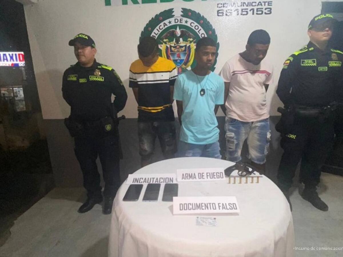 Cárcel para tres hombres que se movilizaban en un vehículo robado en Cartagena