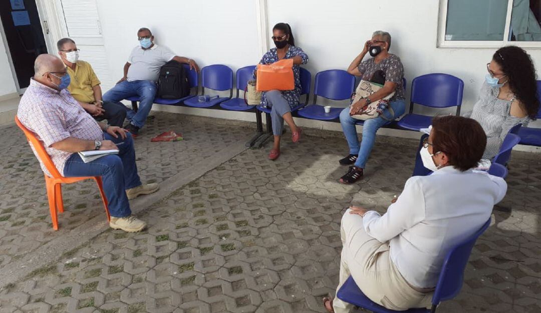 La Personera Carmen de Caro encabezó una reunión con líderes de los damnificados