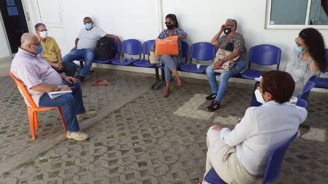 La Personera Carmen de Caro encabezó una reunión con líderes de los damnificados