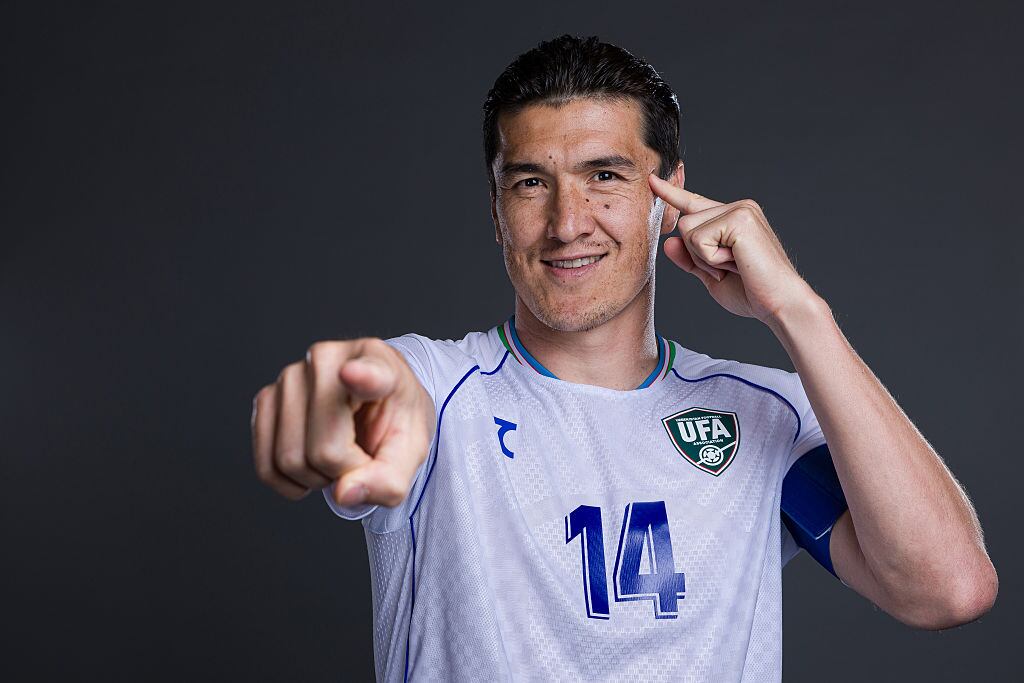Eldor Shomurodov. (Photo by Robert Cianflone - FIFA/FIFA via Getty Images)