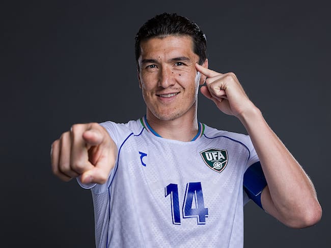 Eldor Shomurodov. (Photo by Robert Cianflone - FIFA/FIFA via Getty Images)