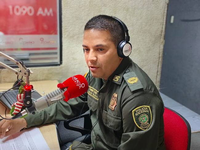 Teniente coronel Julio Olaya, comandante operativo MECUC / Foto: Caracol Radio