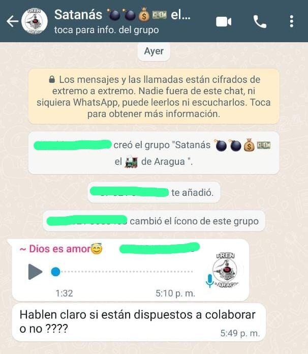 Exclusiva: audios de Los Satanás y Tren de Aragua exigiendo cerca de 12 millones a comerciantes de Kennedy