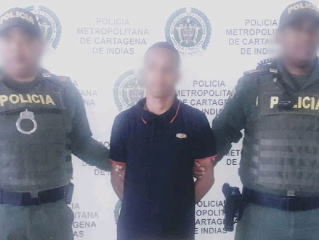 Policía de Cartagena reportó 5 capturados por porte ilegal de armas