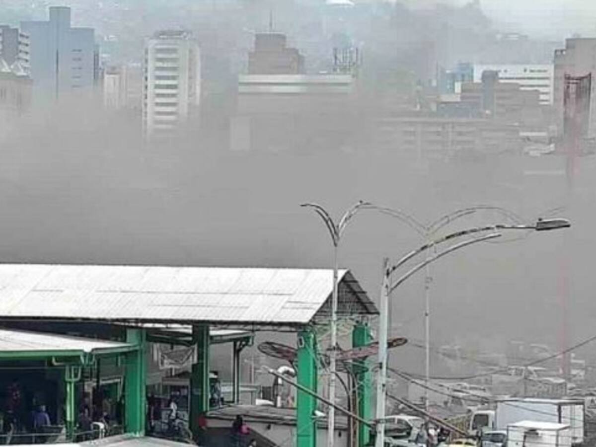 Incendio en la Minorista dejó dos personas heridas