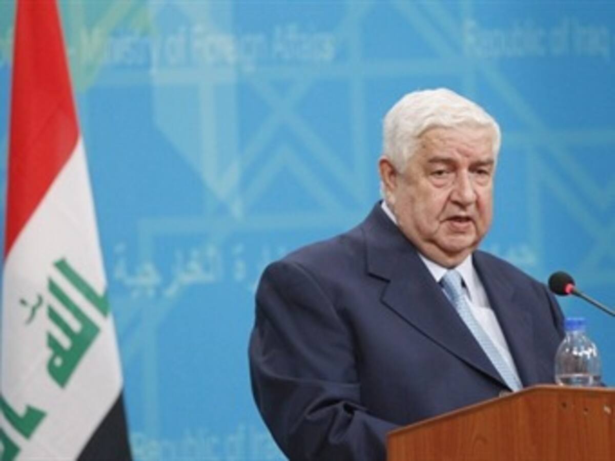 Siria saluda propuesta rusa de control internacional sobre sus armas químicas