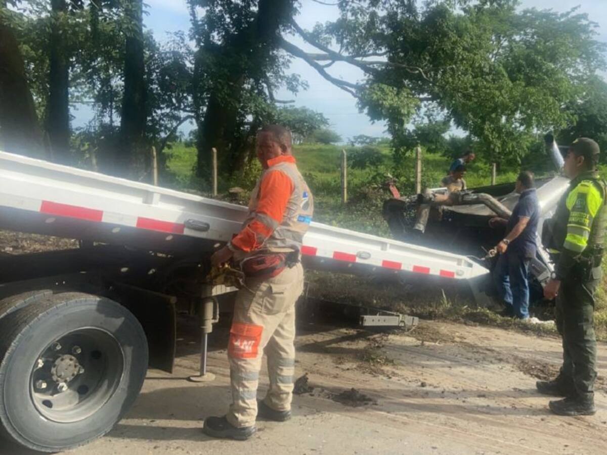 Murió conductor de tractomula tras accidente en carreteras de Bolívar