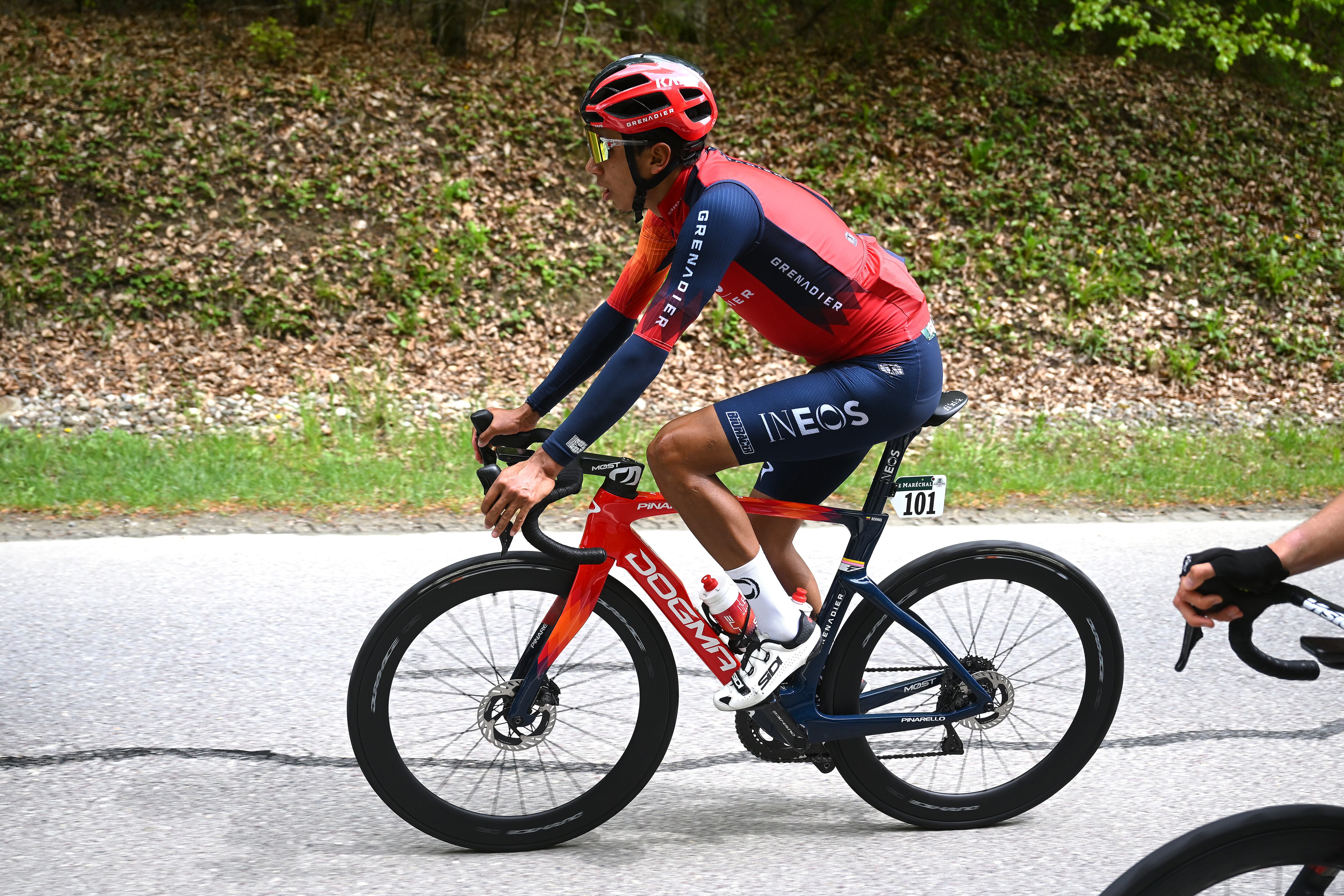Egan Bernal reaparecía en las carreteras tras el Tour de Romandía. (Photo by Dario Belingheri/Getty Images)
