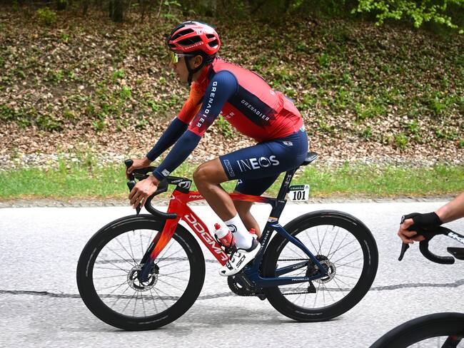 Egan Bernal reaparecía en las carreteras tras el Tour de Romandía. (Photo by Dario Belingheri/Getty Images)