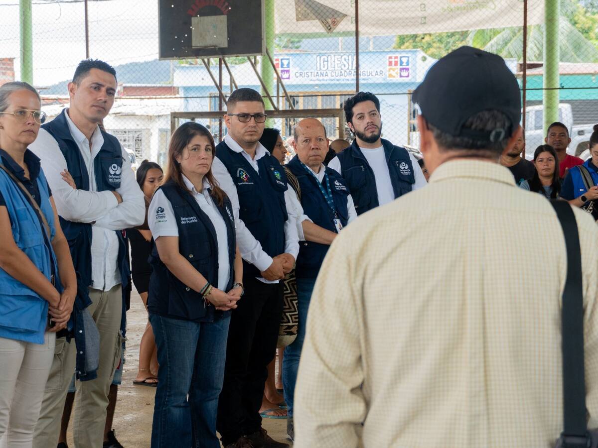 Comisión humanitaria de la Defensoría del Pueblo visitó el Catatumbo