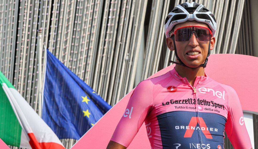 Egan Bernal, vigente campeón del Giro de Italia.