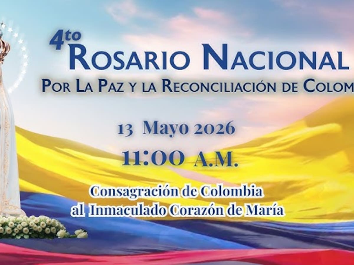 Colombia vive el cuarto Rosario Nacional con la Consagración al Inmaculado Corazón de María