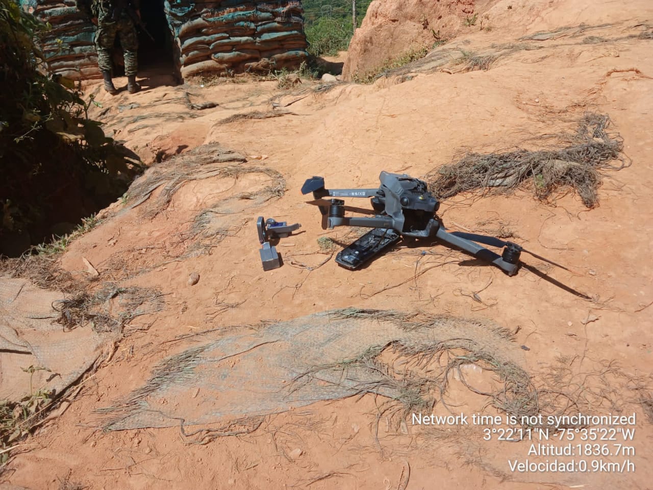 El dron con explosivos lanzado por las Disidencias Armadas fue repelido por el Ejército en el sur del Tolima