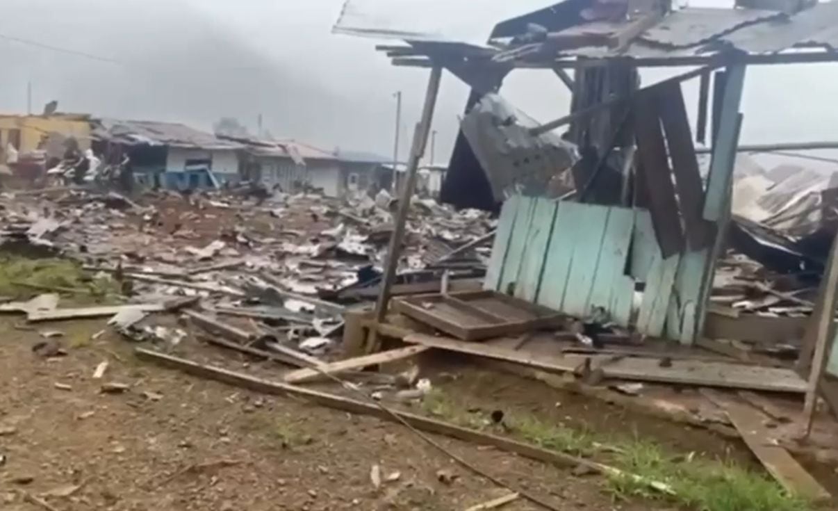 Explosión destruyó viviendas en El Tambo, Cauca: manipulaban explosivos y motos bomba