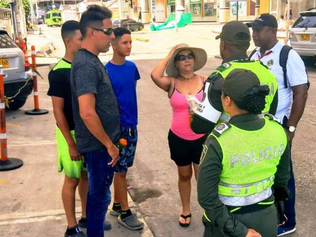 Controles contra la mendicidad en Cartagena no paran