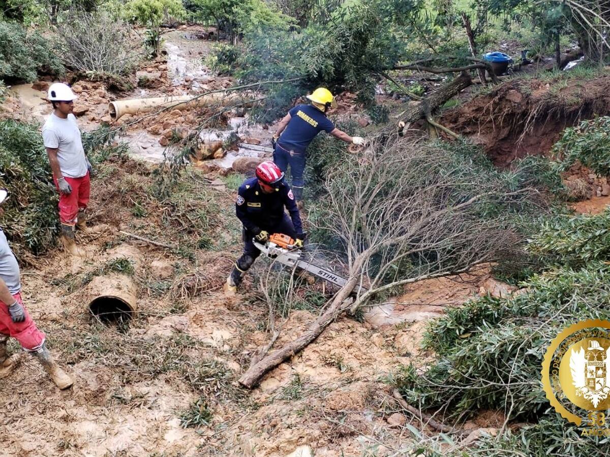 Emergencia por deslizamientos de tierra afecta suministro de agua en varias zonas de Tunja
