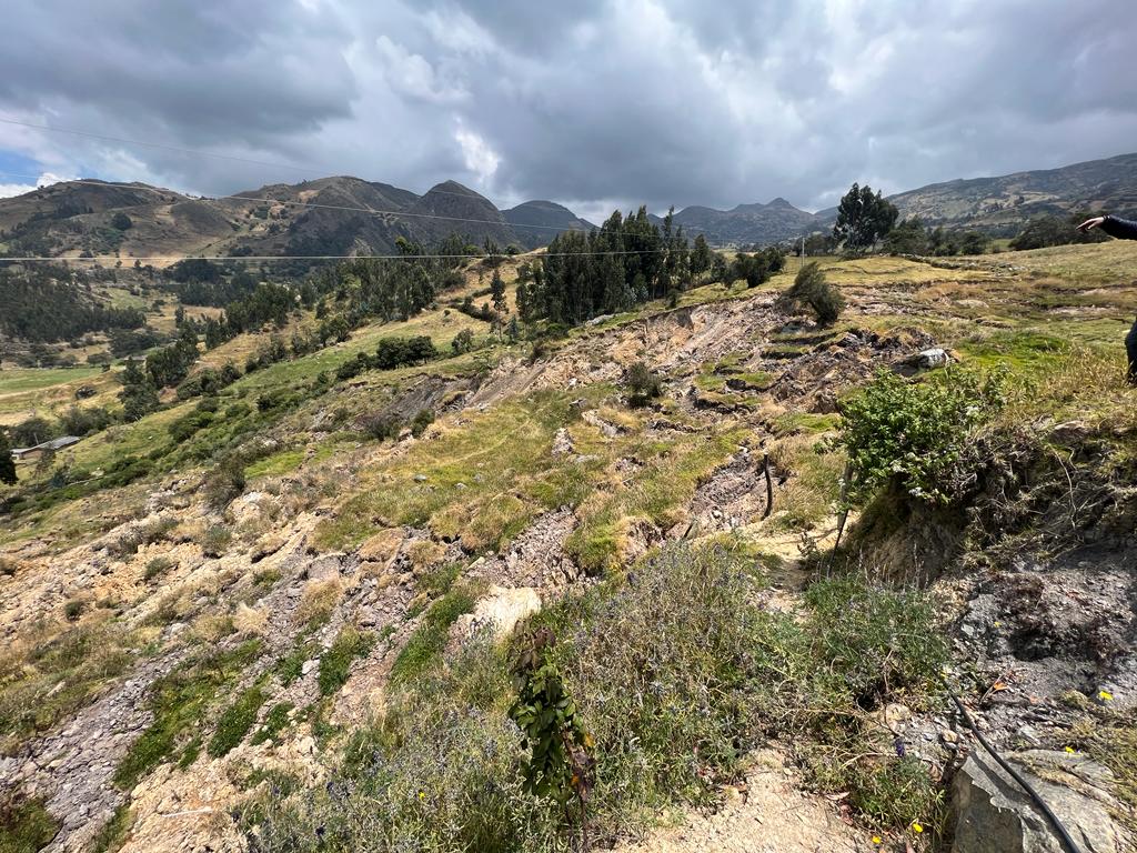 Remoción en Gámeza / Cortesía: Alcaldía de Gámeza.