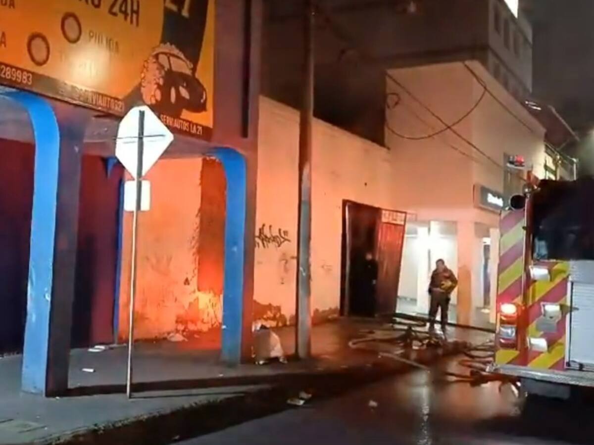 Por grave incendio, evacuaron hoteles del centro de Bucaramanga