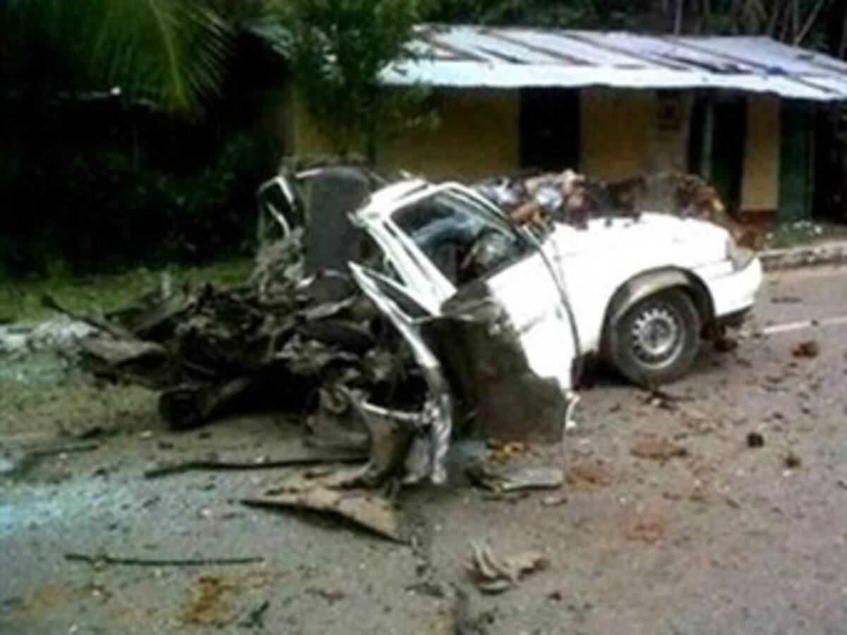 Caen guerrilleros involucrados en carro bomba en Meta