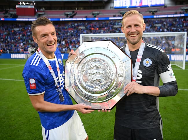Leicester City celebrando la Community Shield. Foto: Getty Images.