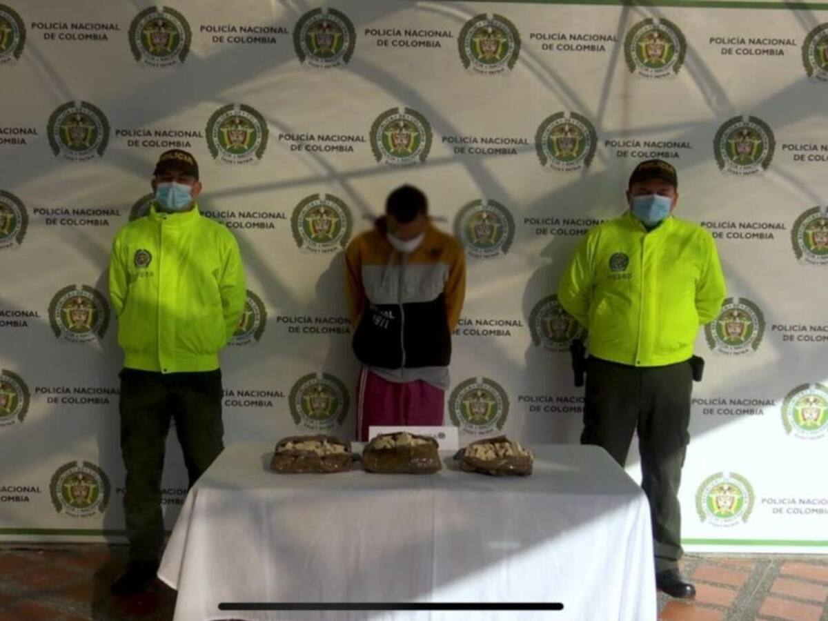 Capturan en Pereira a expendedor de drogas de varios barrios de la ciudad