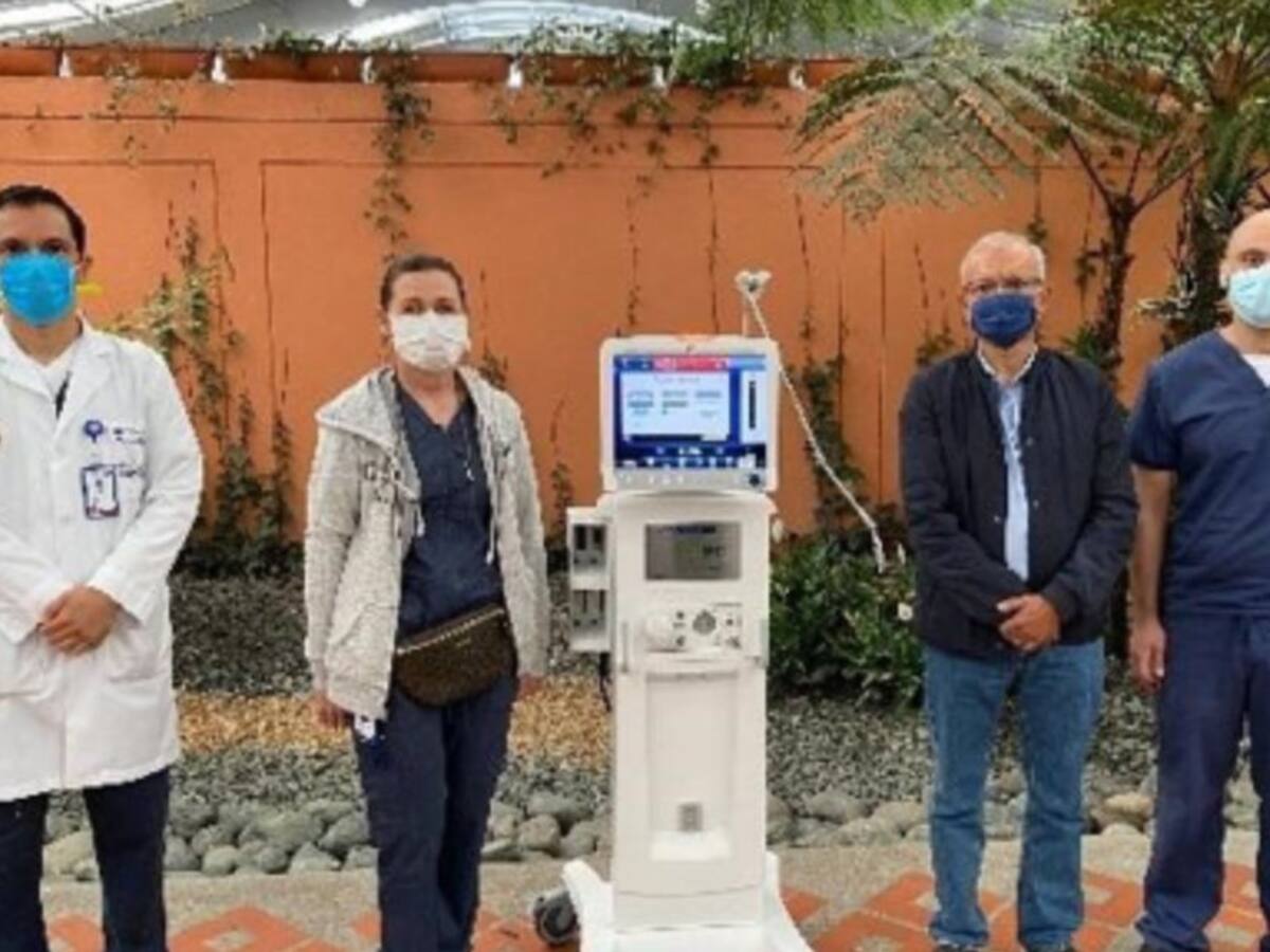Chec y SES entregaron respirador automático al Hospital de Caldas