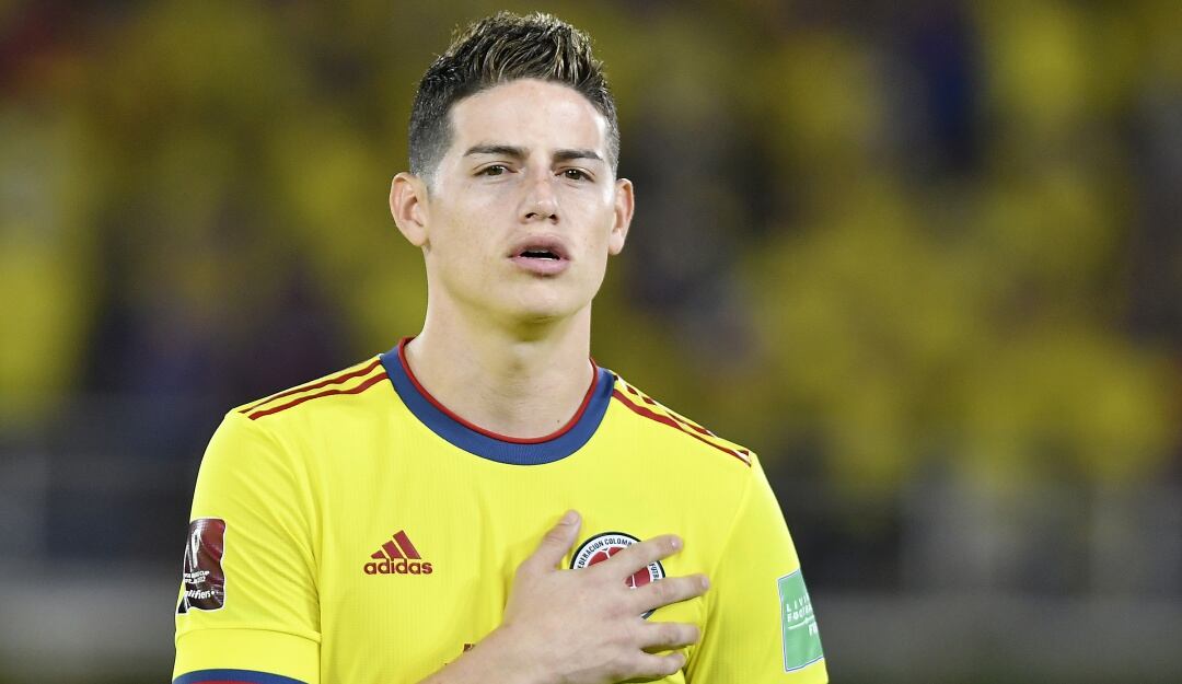 James Rodríguez no juega un partido oficial desde el cierre de las Eliminatorias.