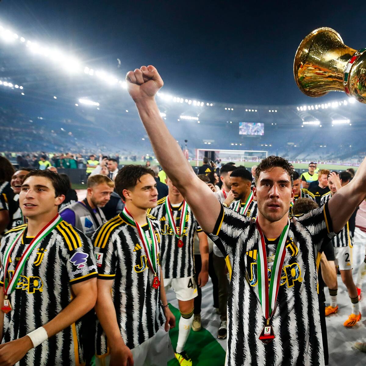 Juventus alcanza su título número 15 de la Copa de Italia tras vencer al Atalanta
