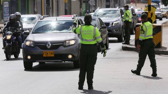 Los manifestantes fueron dispersados por la Policía