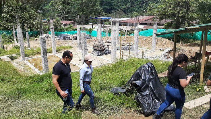 Construcción del SENA Étnico en Pueblo Rico, Risaralda