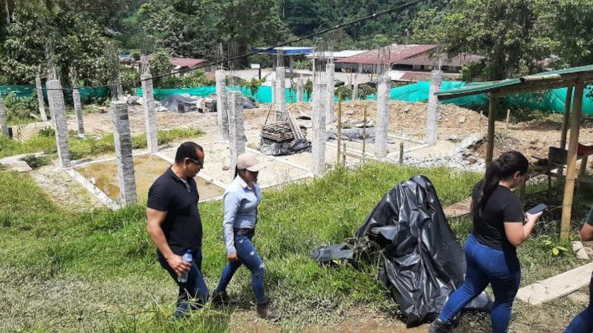 A cuatro años del convenio, la obra del SENA étnico en Pueblo Rico solo avanza un 18 %