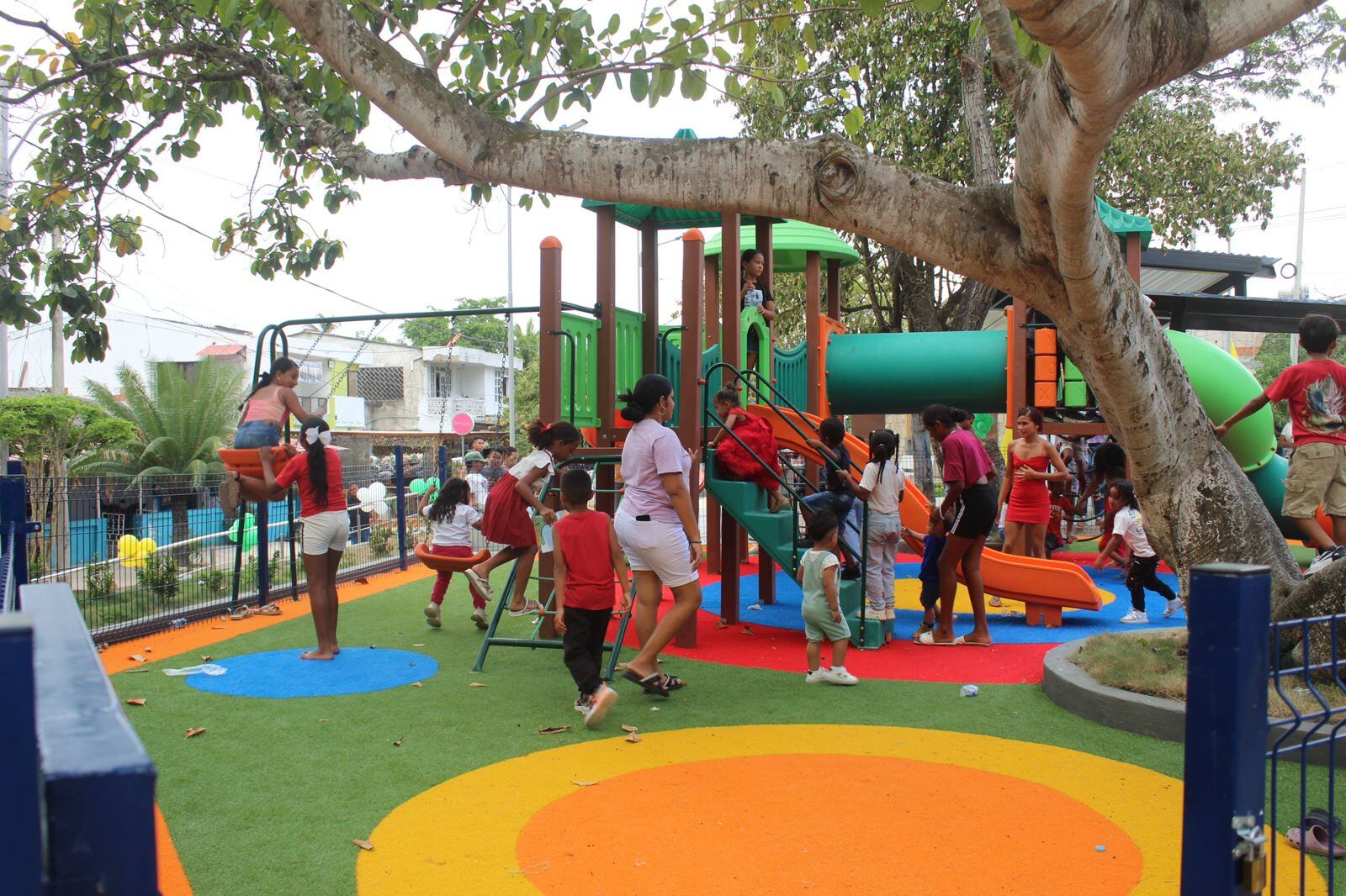 Parque renovado en Clemencia, Bolívar. // Alcaldía de Clemencia