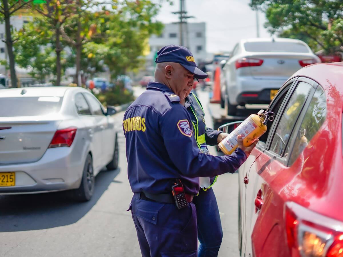 En Cartagena 11 comparendos por no contar con elementos para prevenir incendios en vehículos