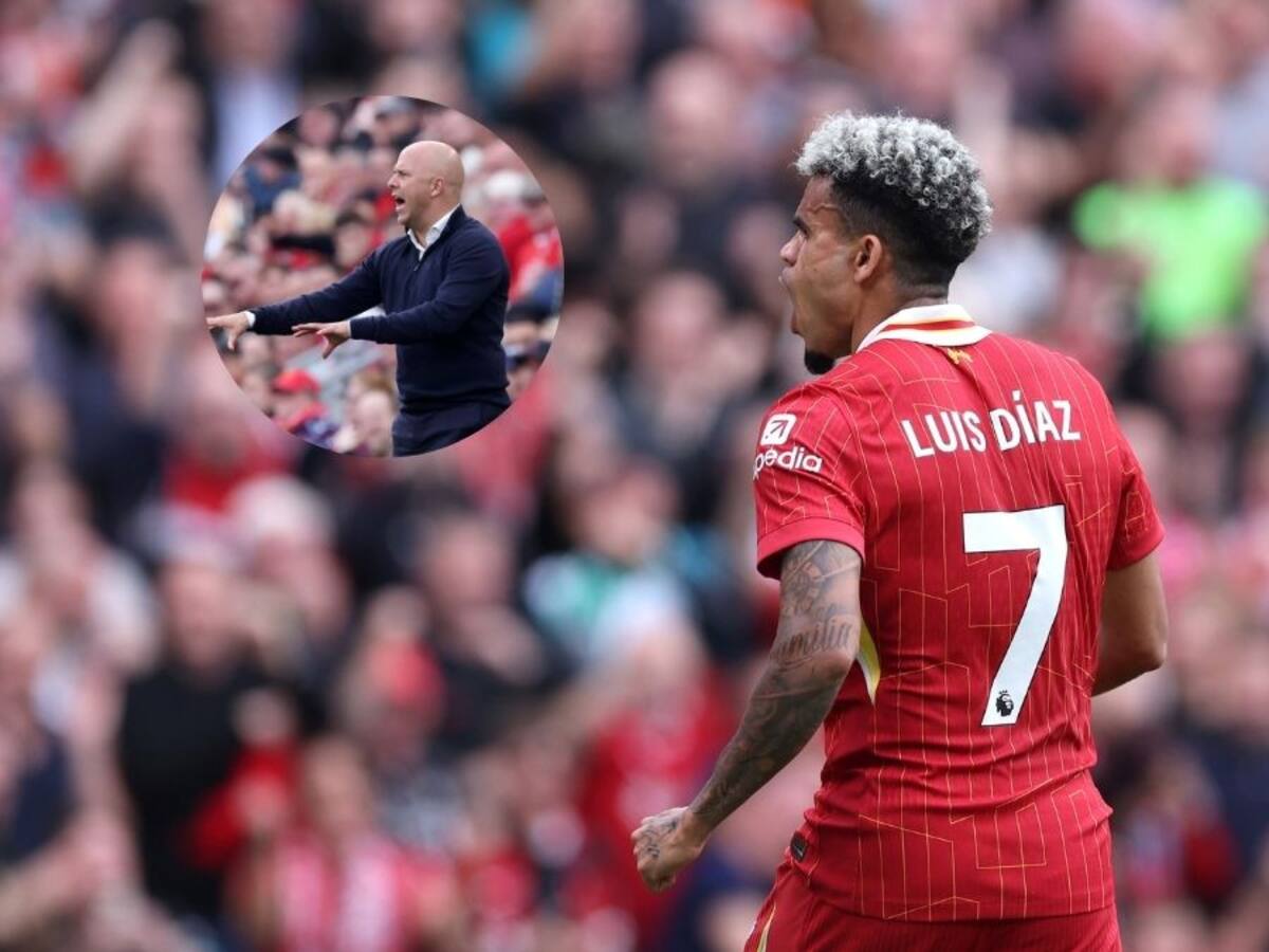 Arne Slot, contento con Luis Díaz: “La definición en ambos goles fue muy buena”